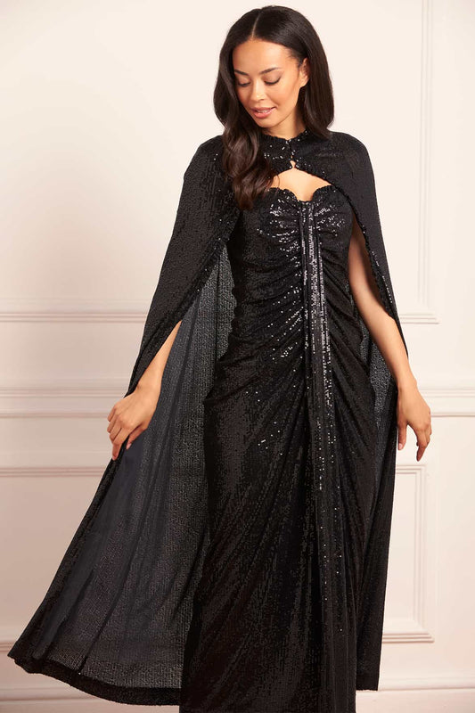 Amora Long Cape