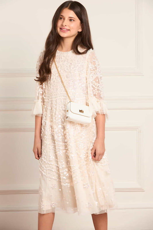 Anais Sequin Kids Dress