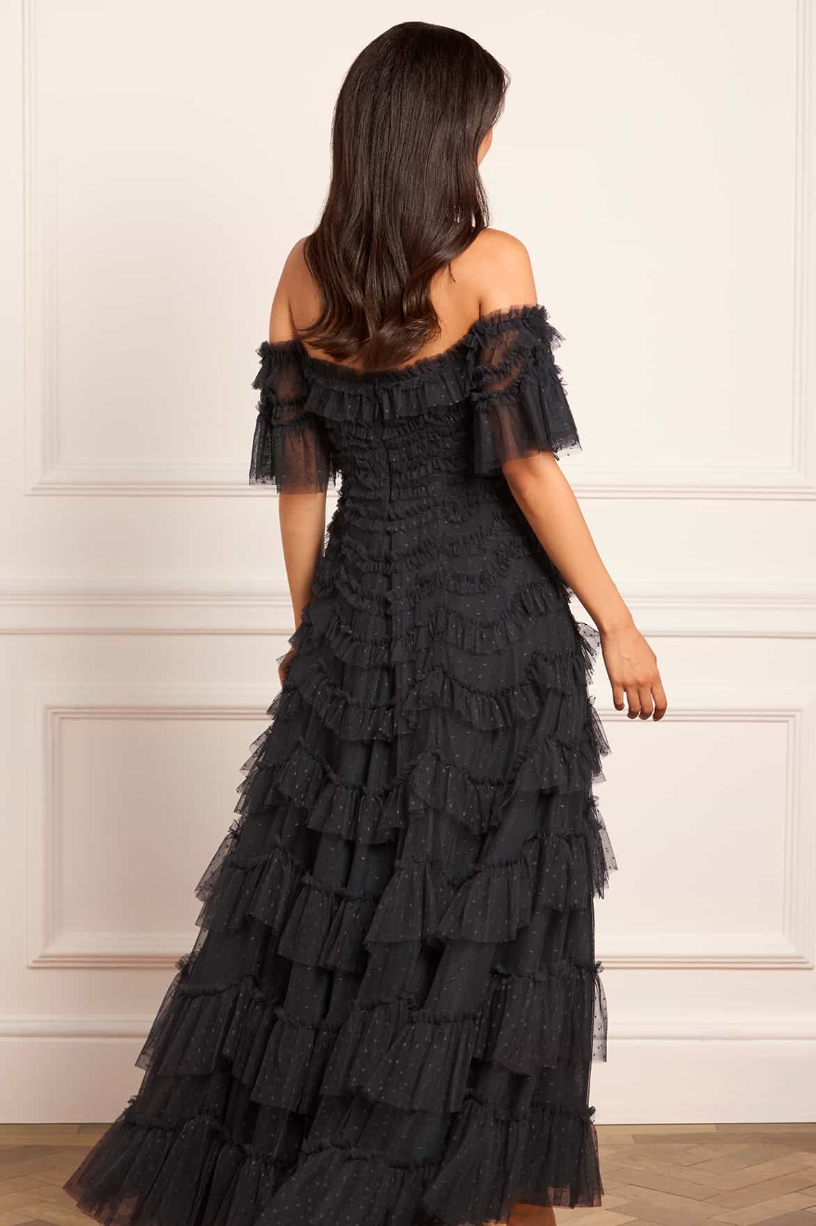 Aviana Off-Shoulder Gown