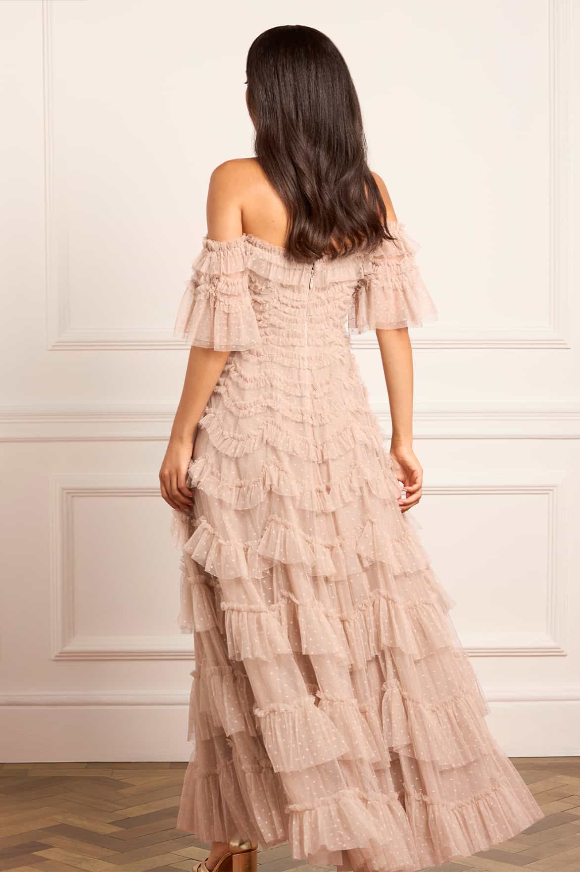 Aviana Off-Shoulder Gown