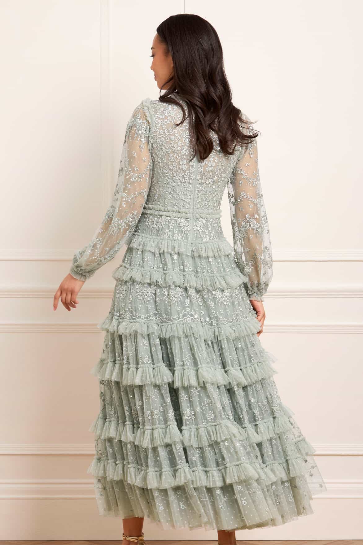 Blossom Lace Ankle Gown