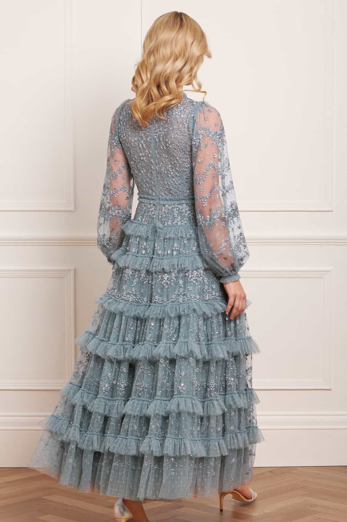 Blossom Lace Ankle Gown