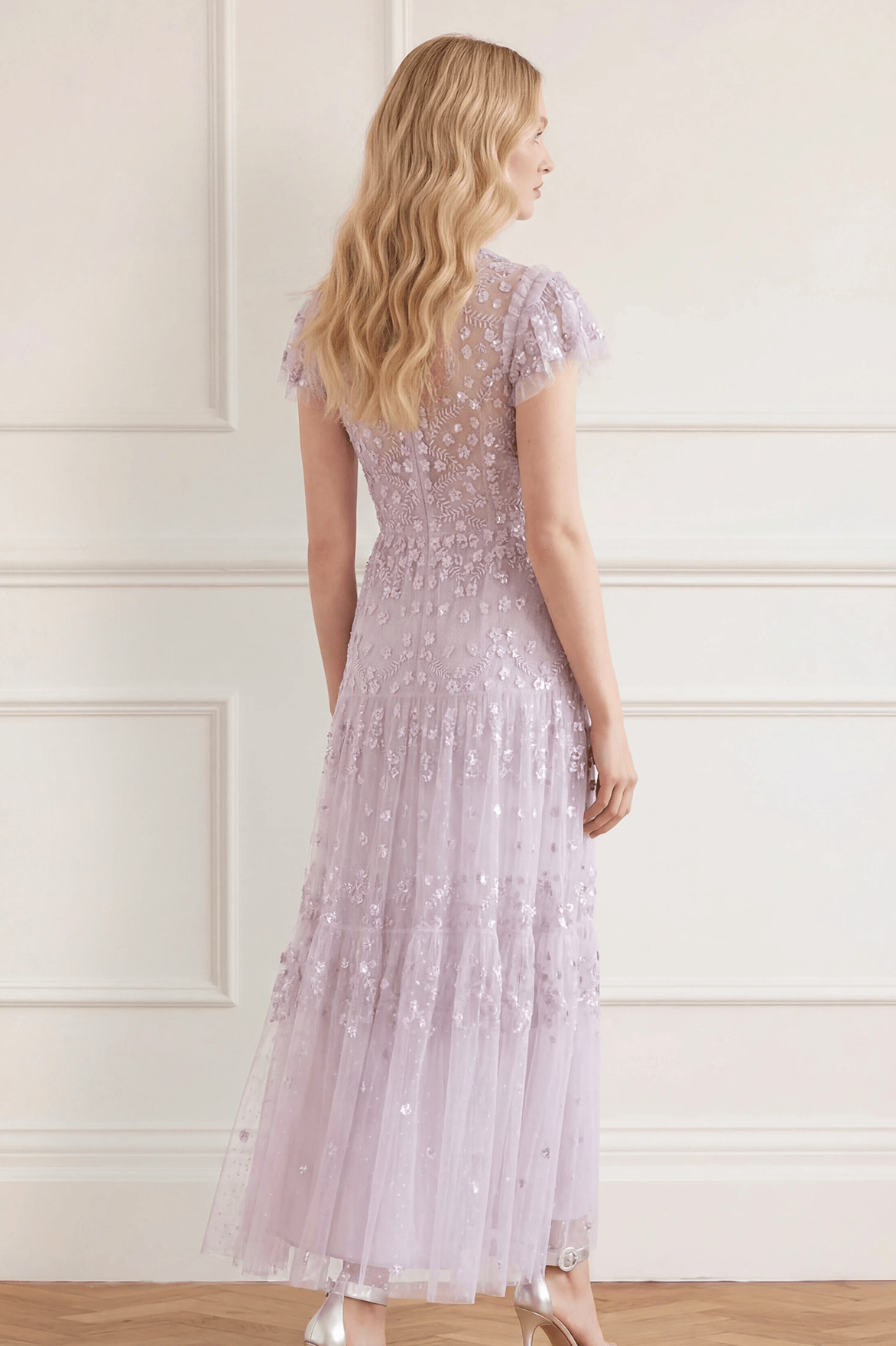 Clover Short Sleeve Ankle Gown
