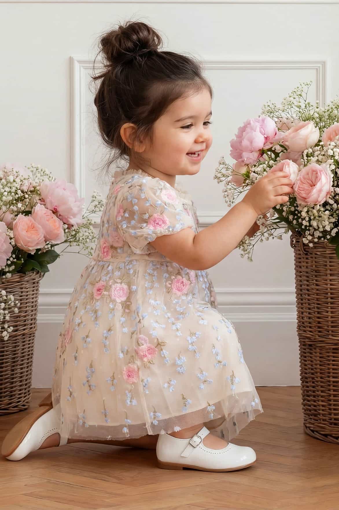 Cressida Embroidery Baby Dress