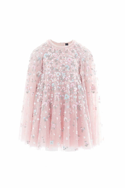 Dahlia Ditsy Cape Kids Dress
