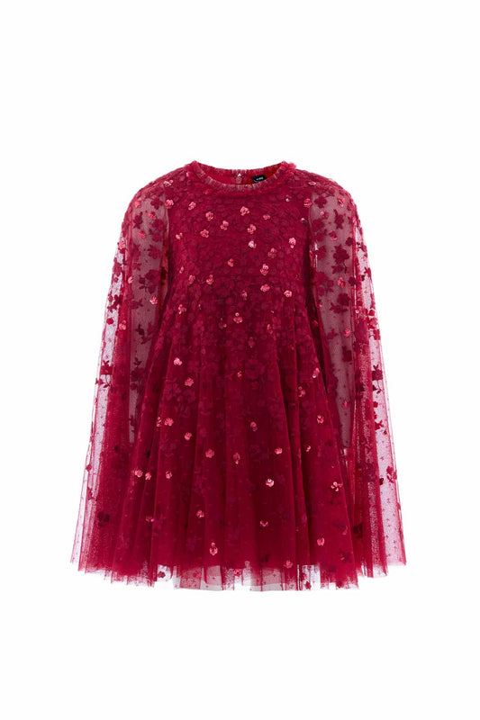 Dahlia Ditsy Cape Kids Dress