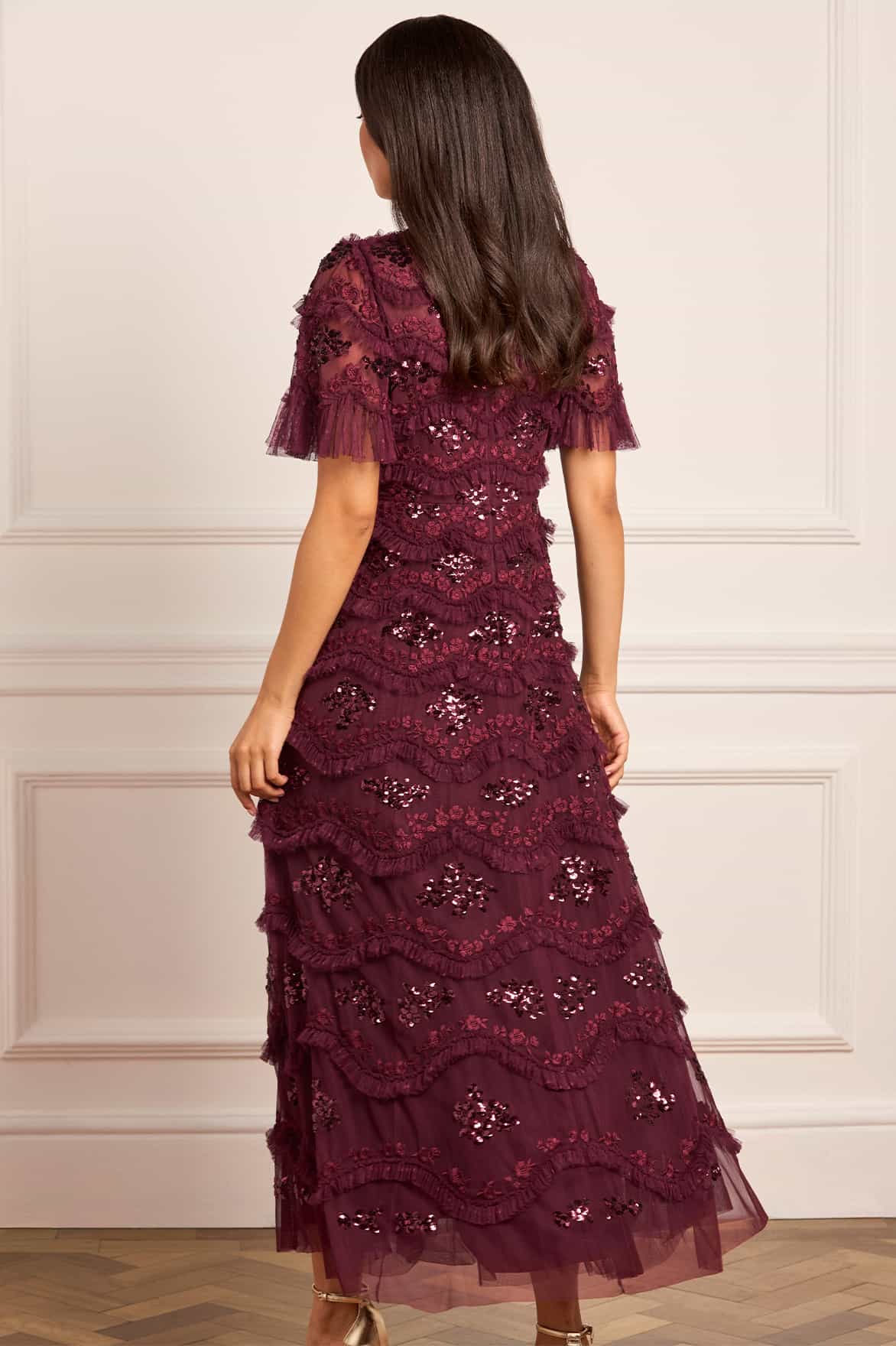 Daisy Wave Ankle Gown