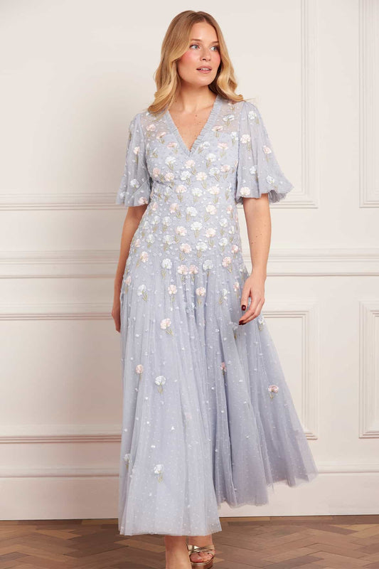 Dandelion Ditsy Ankle Gown