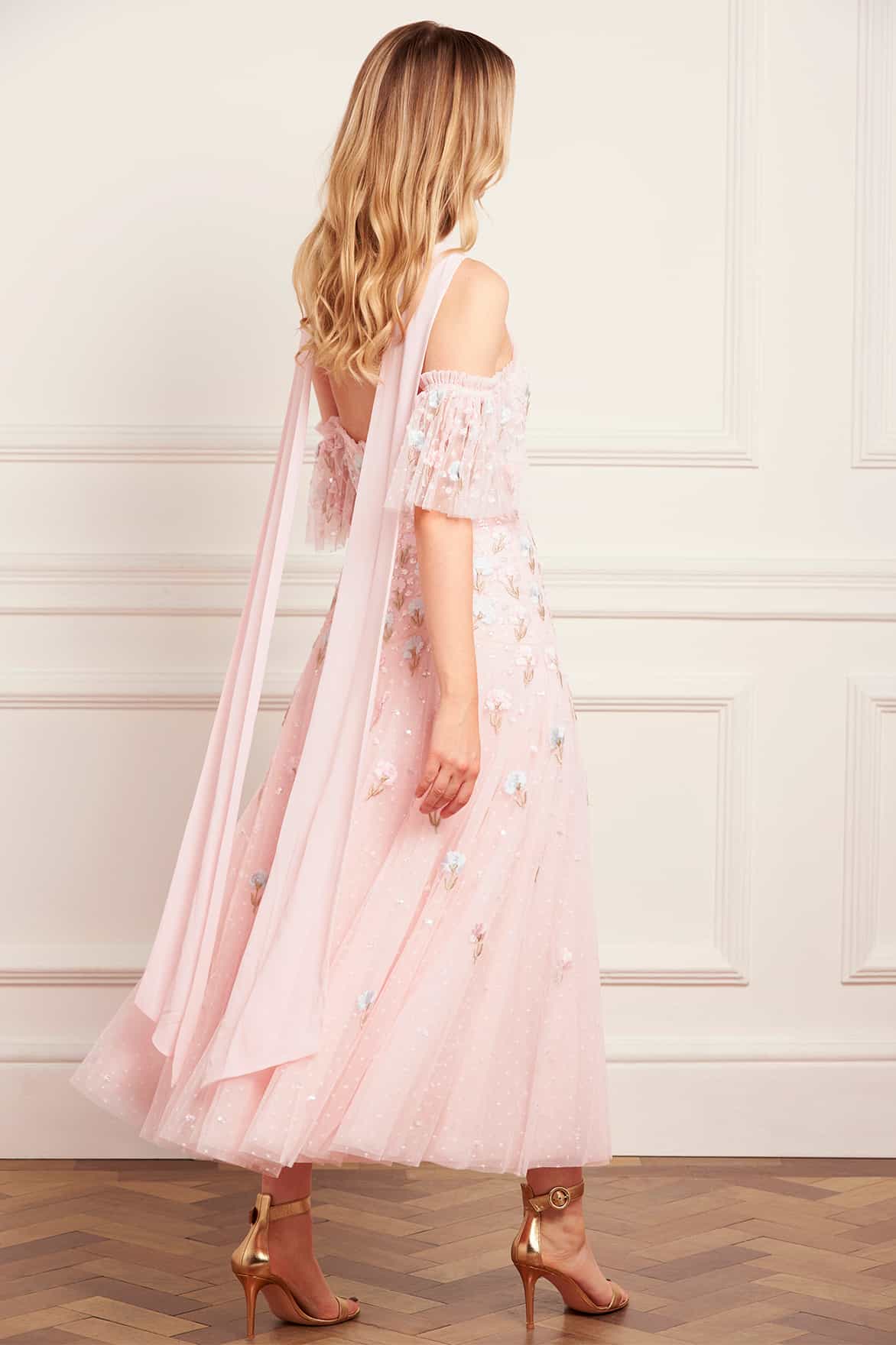 Dandelion Ditsy Halter-Neck Ballerina Dress