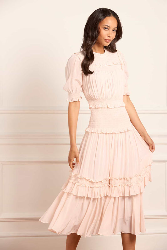Emilia Crepe Ballerina Dress