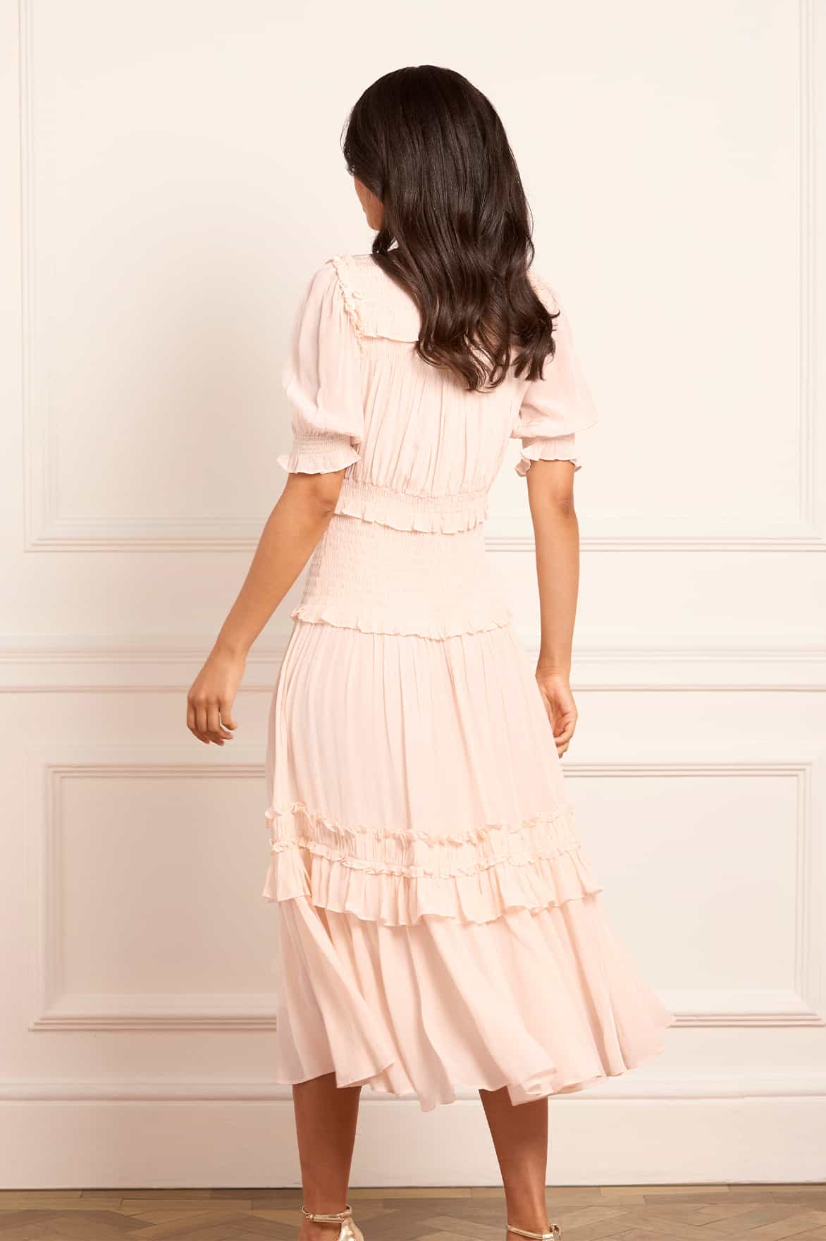 Emilia Crepe Ballerina Dress
