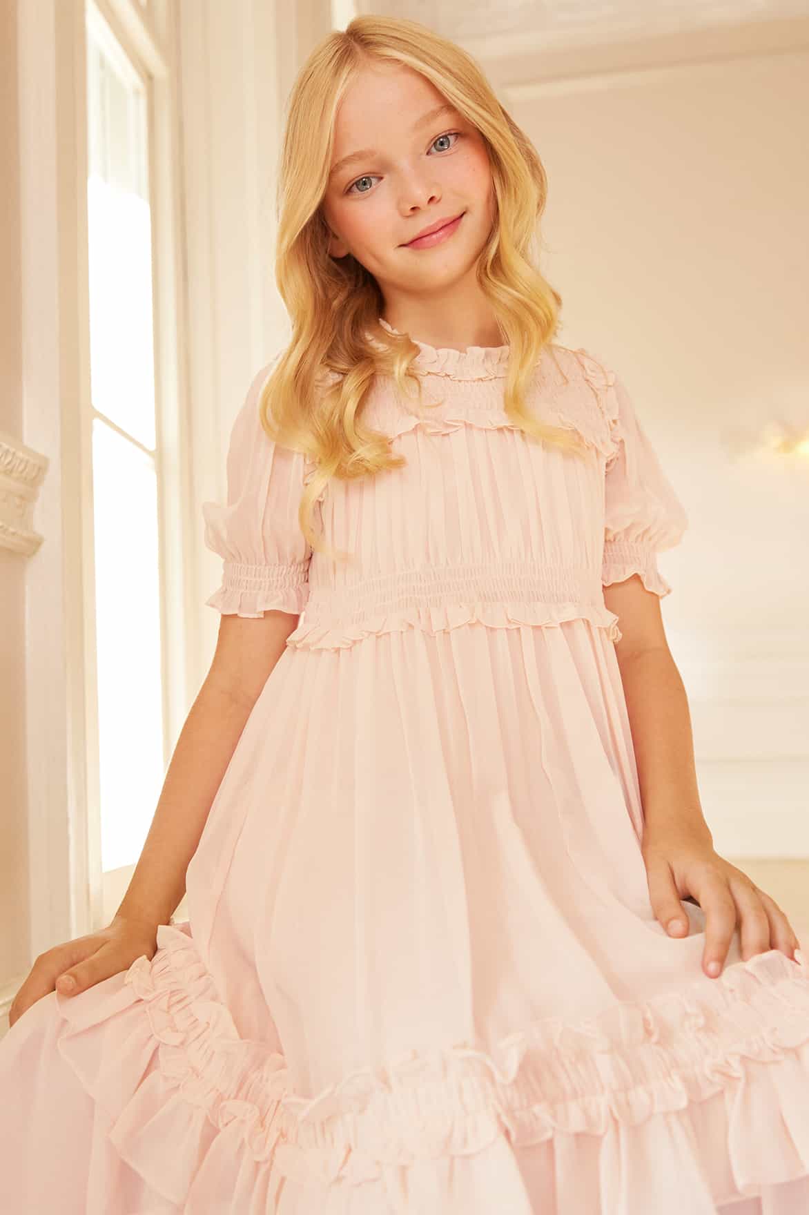 Emilia Georgette Kids Dress