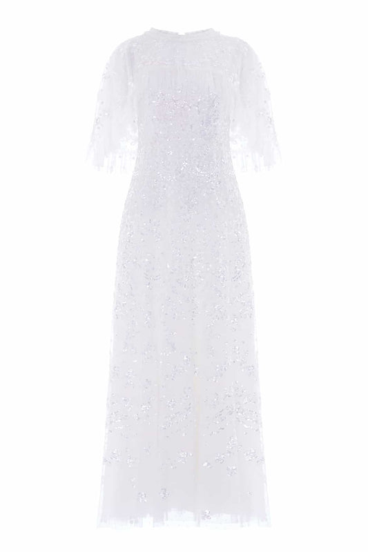 Freya Cape Ankle Gown