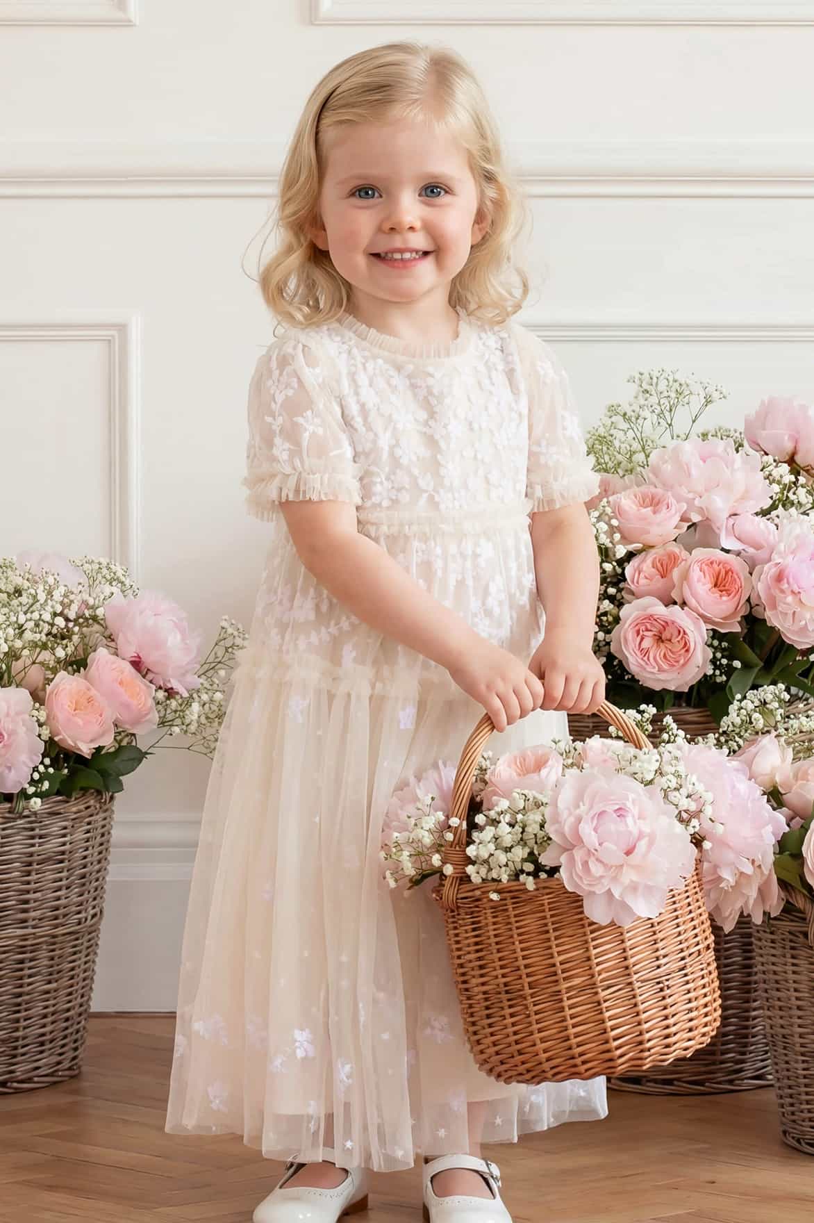 Garland Ribbon Baby Gown