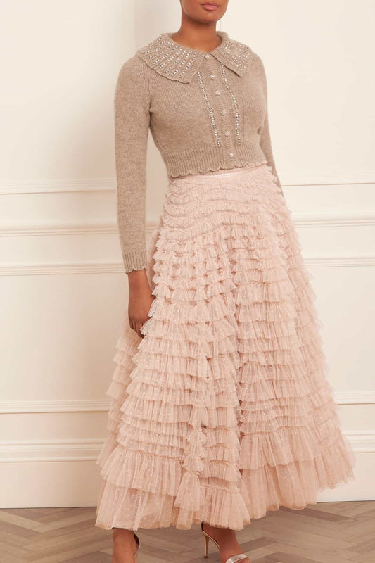 Hattie Ruffle Ankle Skirt