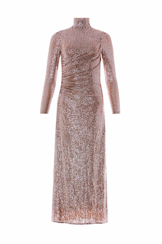 Malia Turtleneck Ankle Gown