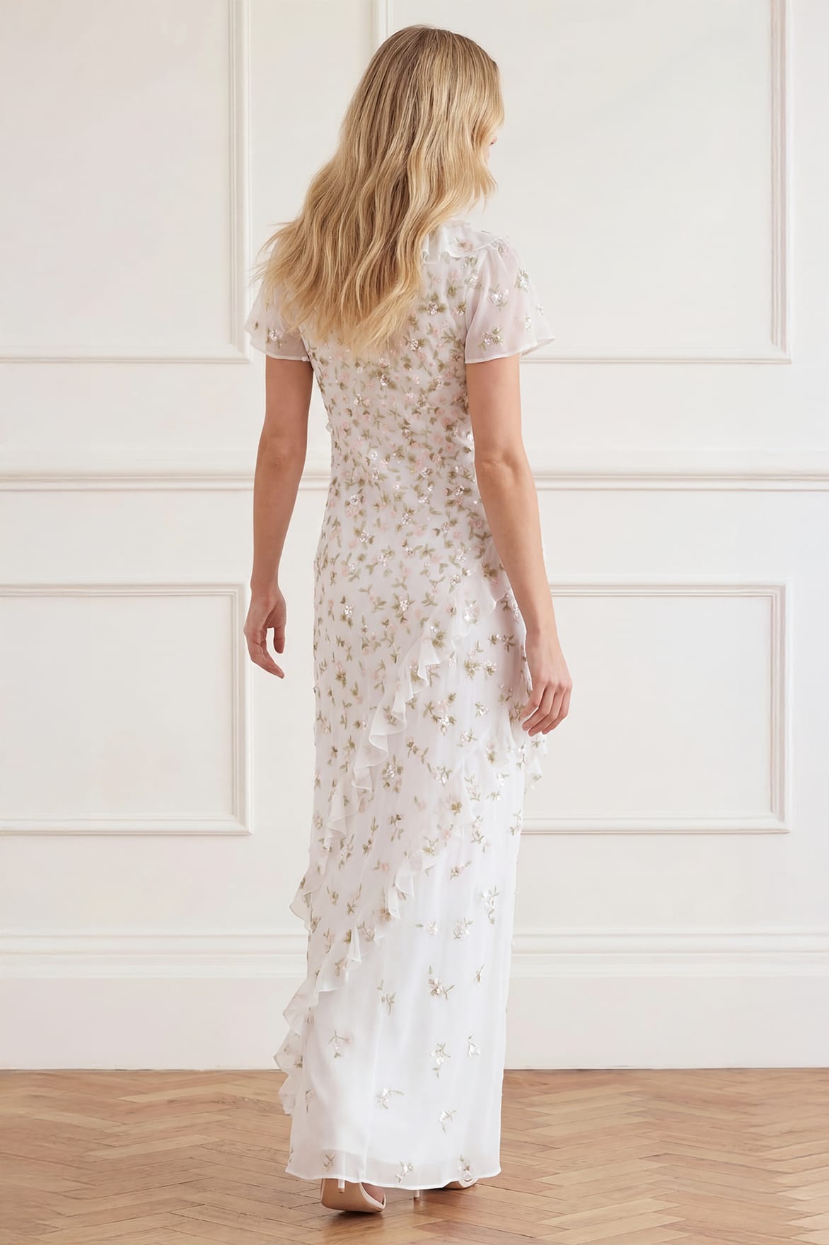 Meadow Ditsy Georgette Gown