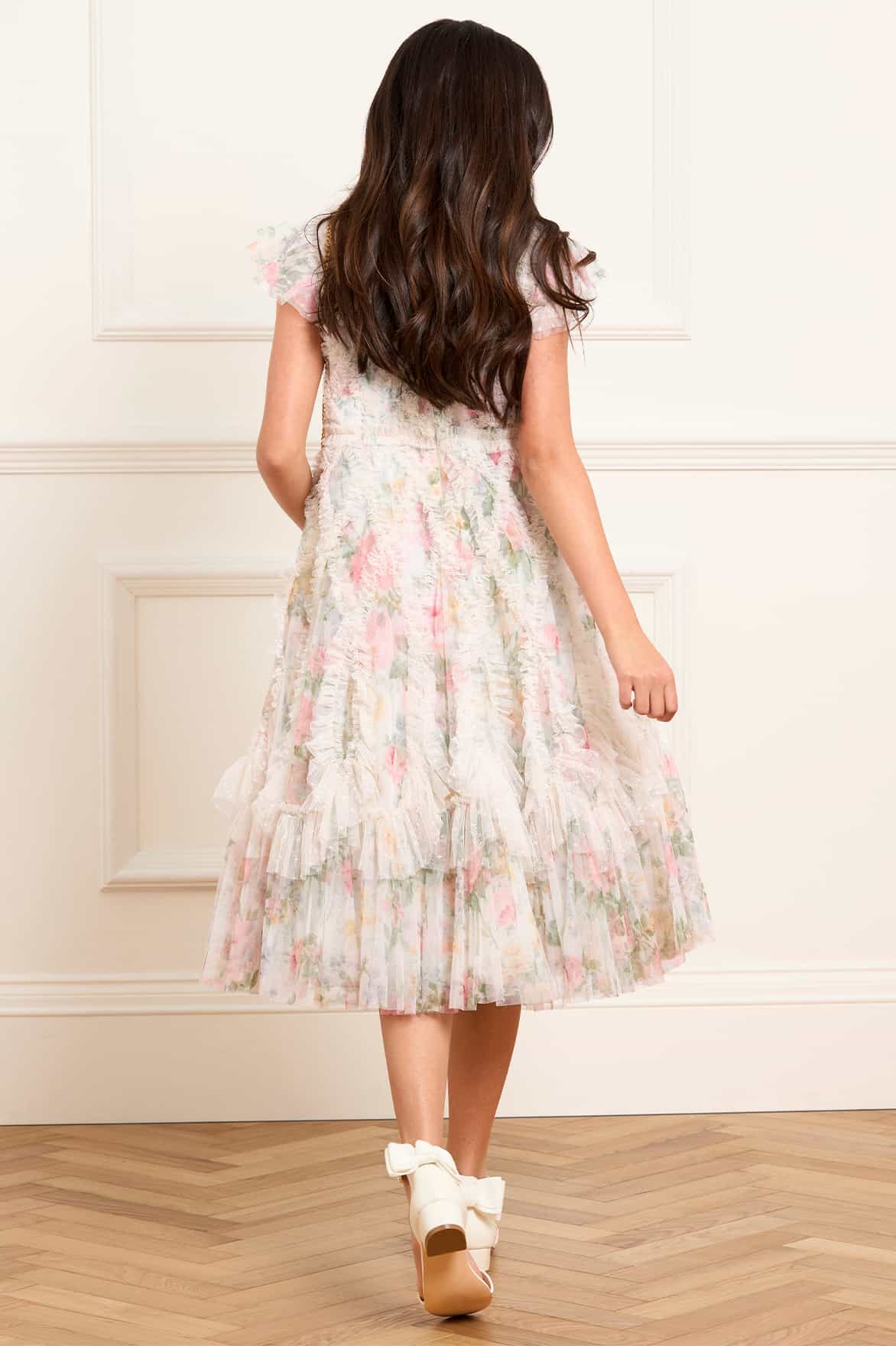 Pompadour Garden Rosella Kids Dress