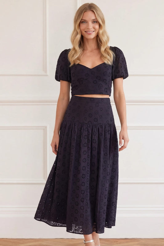 Romilly Cotton Broderie Top