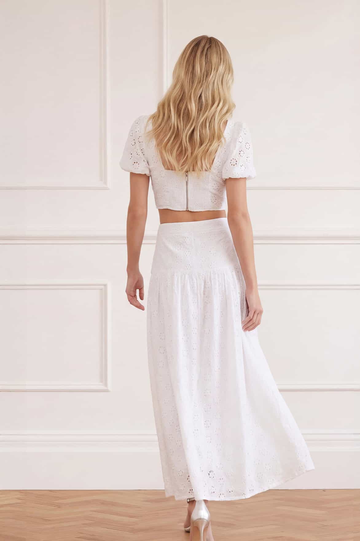 Romilly Cotton Broderie Top