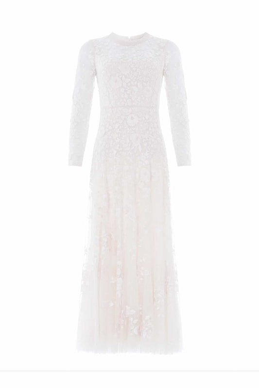 Rosa Sheer Ankle Gown