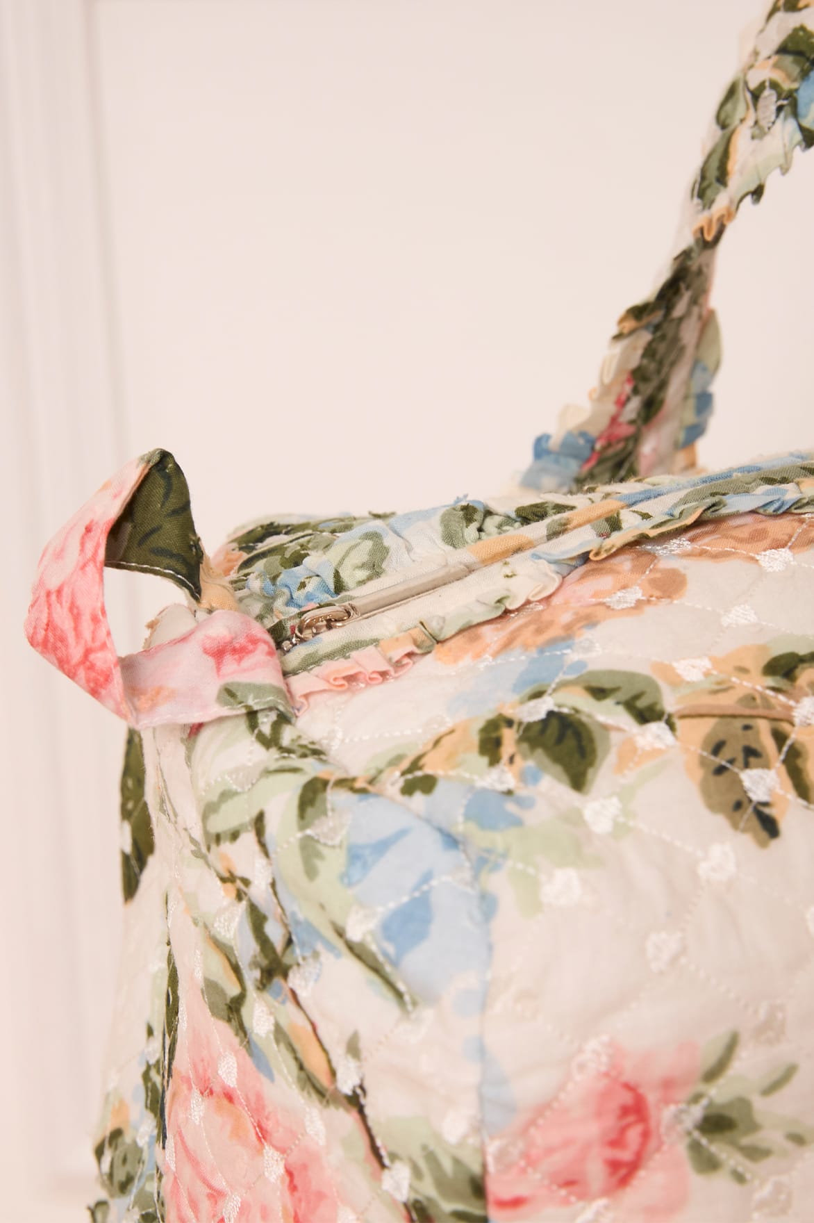 Rose Garden Quilted Shoulder Bag