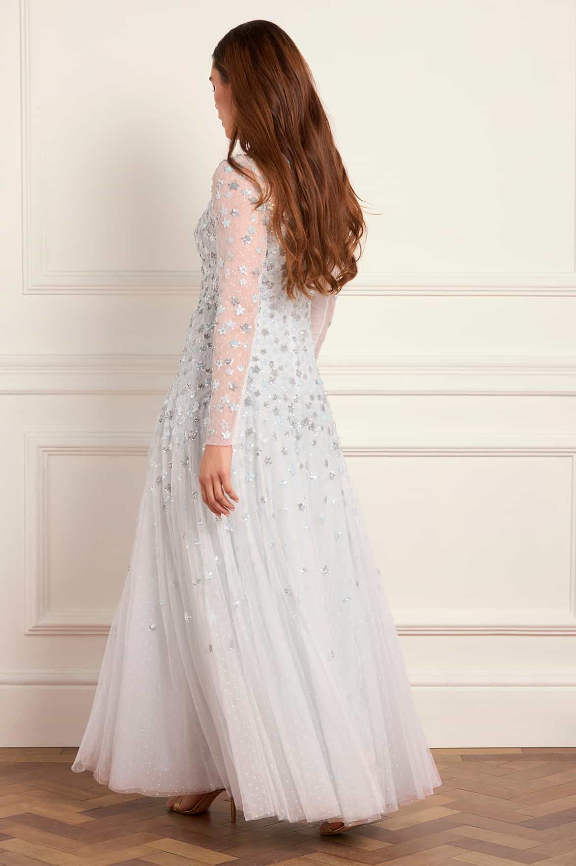 Starry Nights Round Neck Gown
