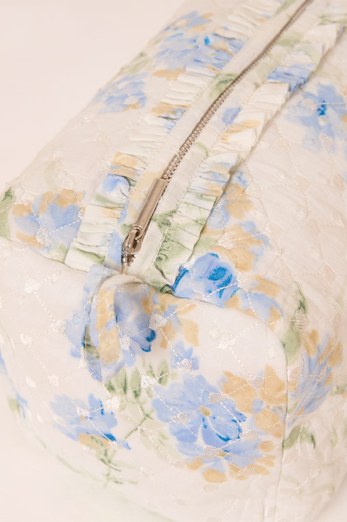 Summer Posy Medium Quilted Makeup Bag