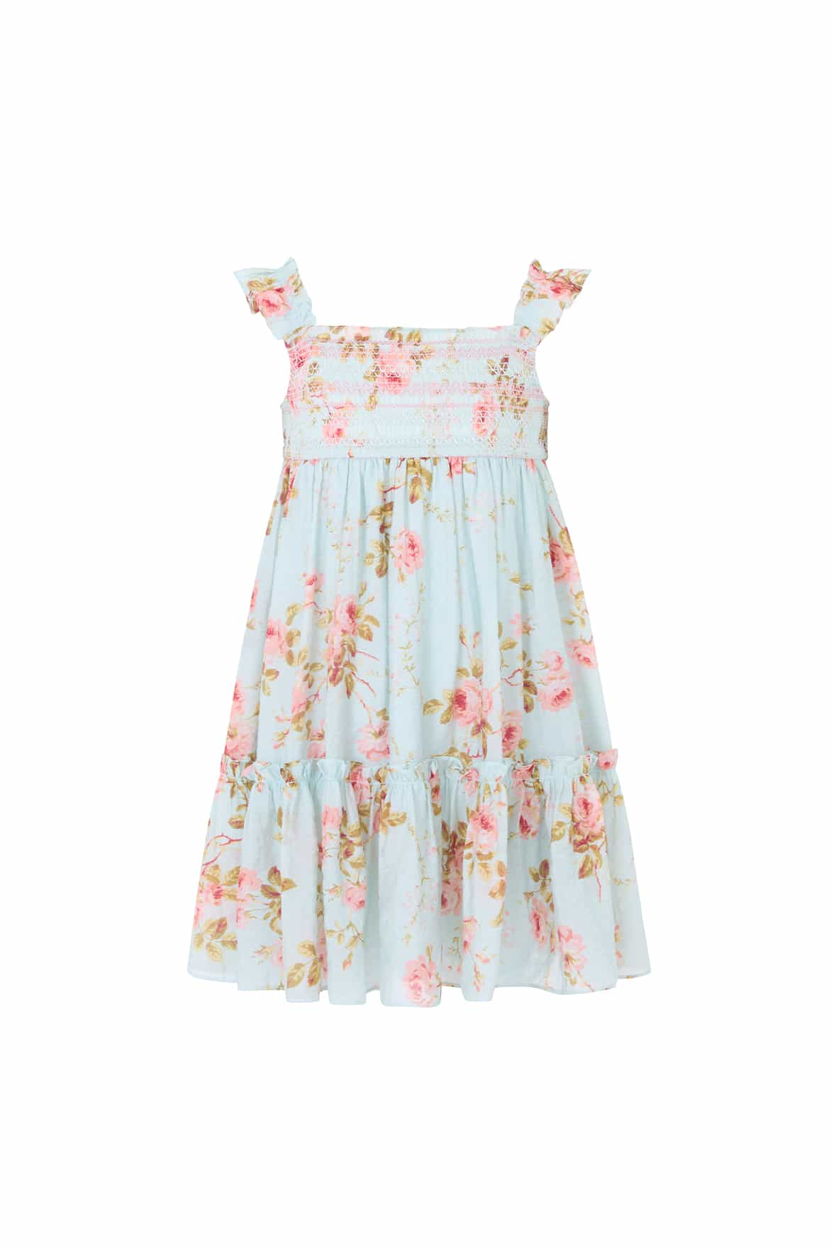 Summer’s Rose Smocked Cami Kids Dress
