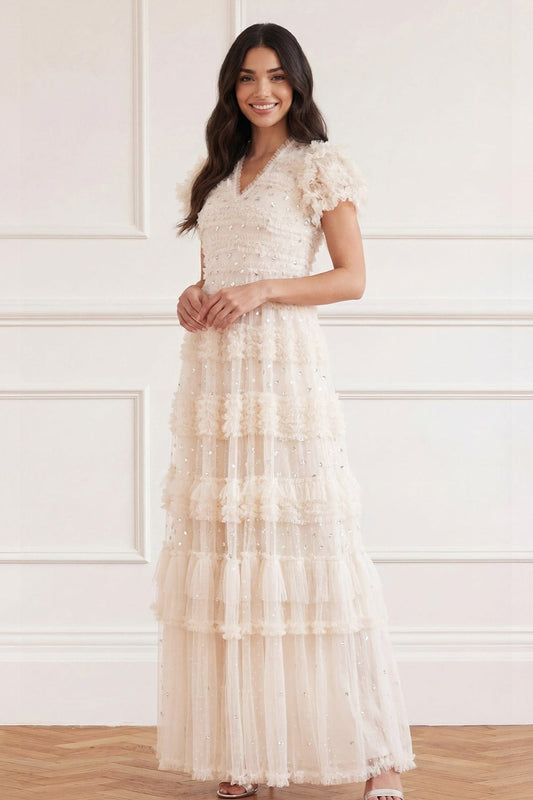 Vivian V-Neck Gown