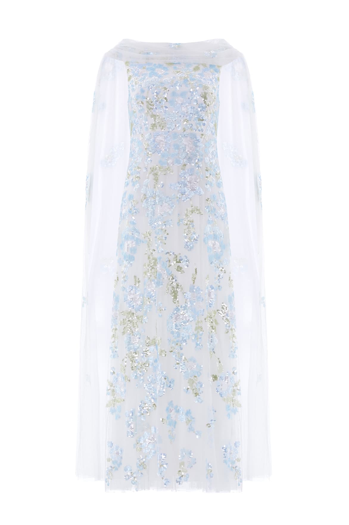 Wisteria Sequin Ankle Gown