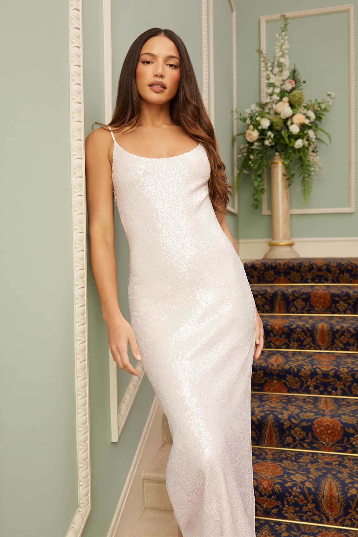Yvonne Sequin Cami Gown