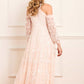 Adeline Off-Shoulder Ankle Gown