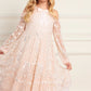 Adeline Off-Shoulder Kids Dress