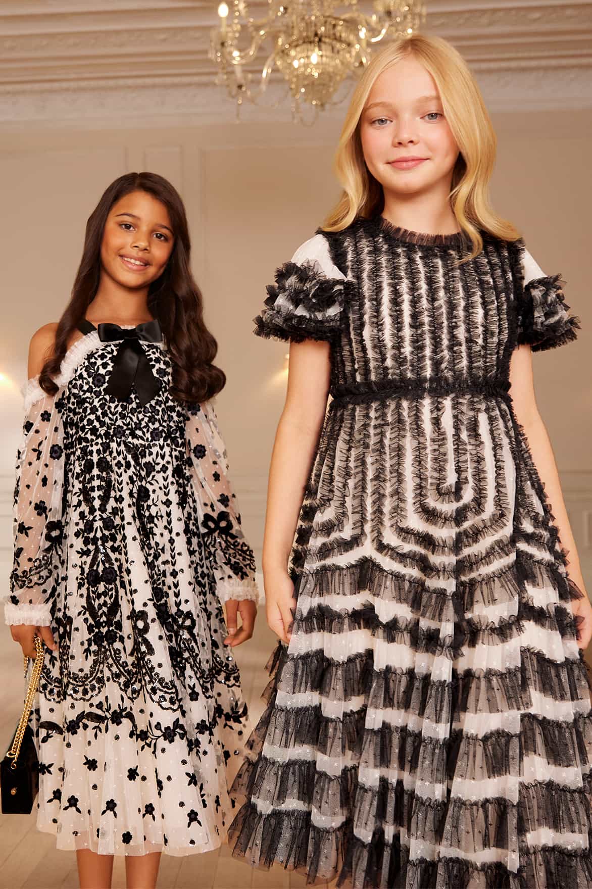 La Vie En Rose Short Sleeve Kids Dress