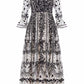 Adeline Round Neck Ankle Gown