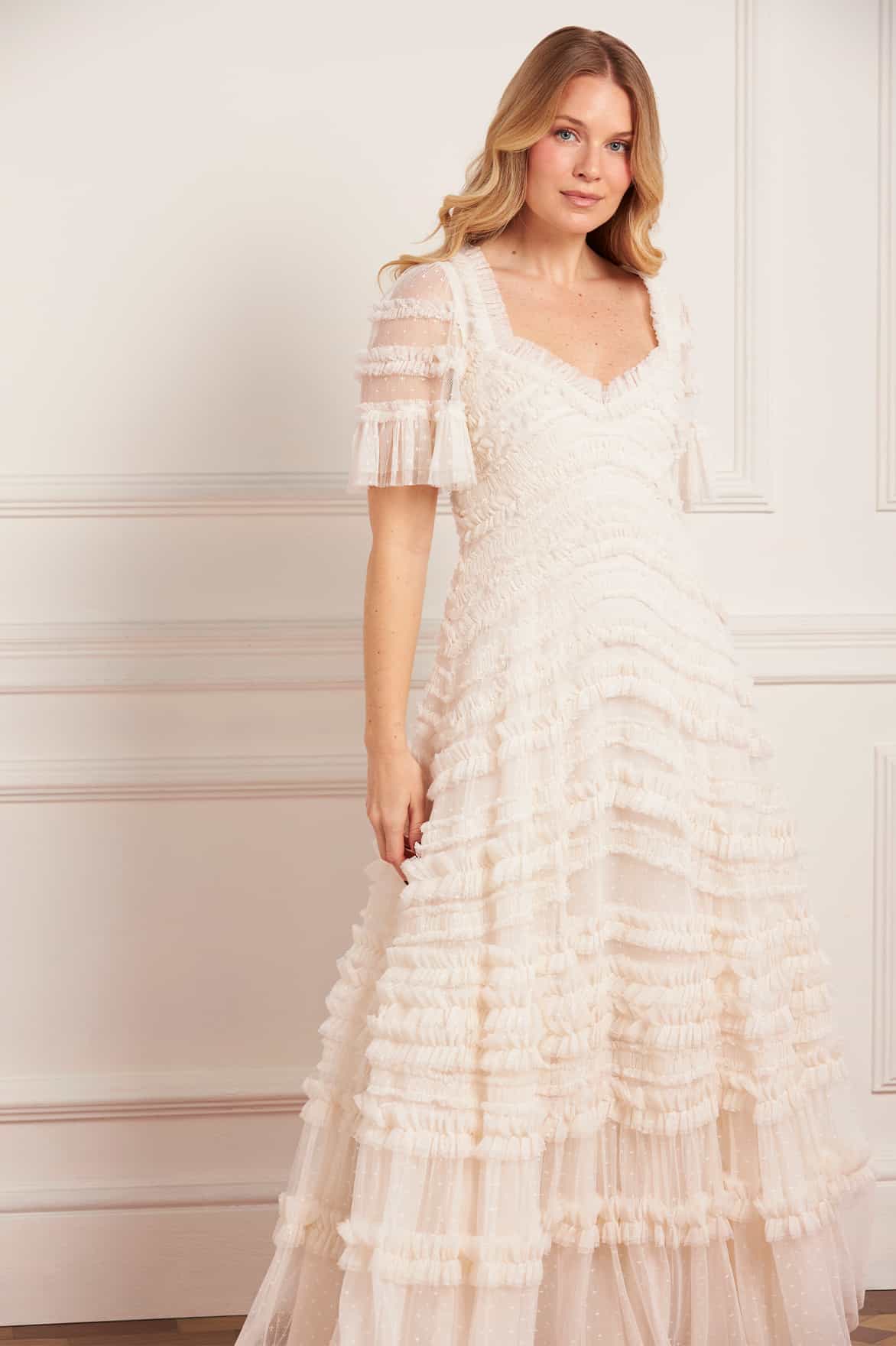 Amara Ruffle Gown