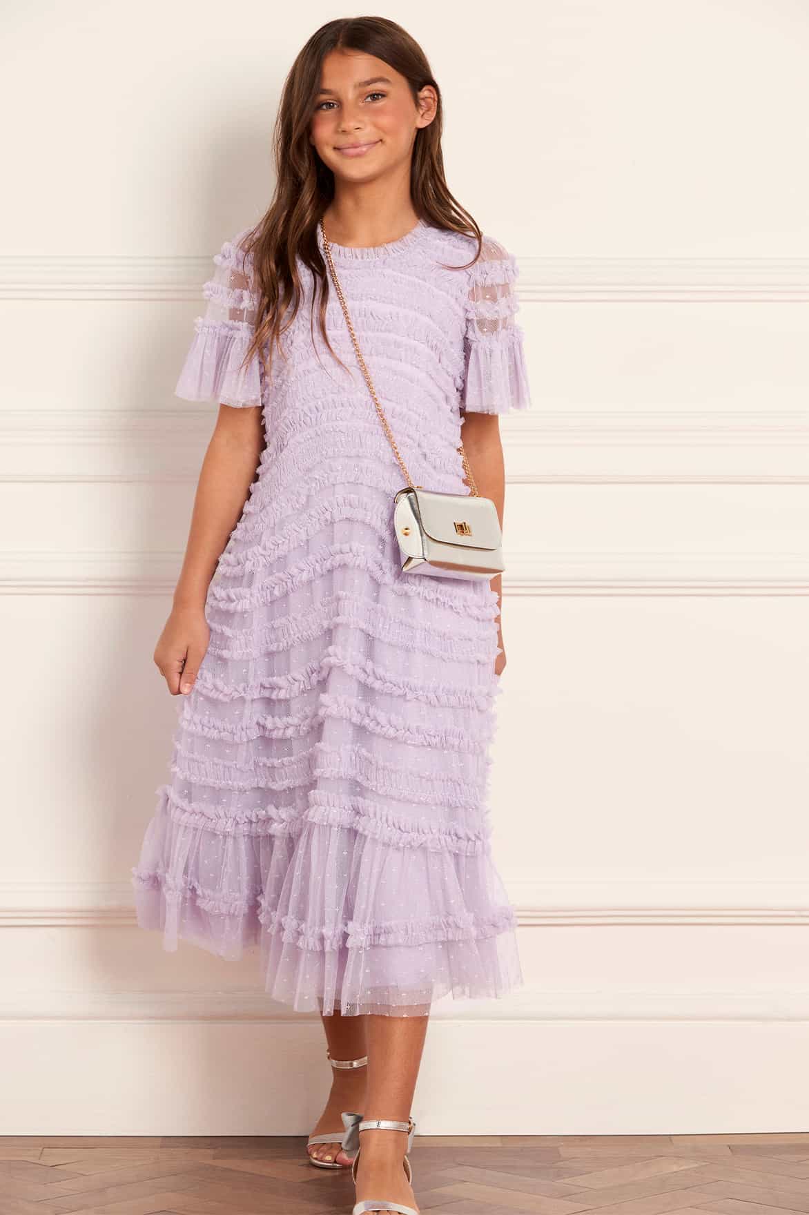 Amara Ruffle Kids Dress