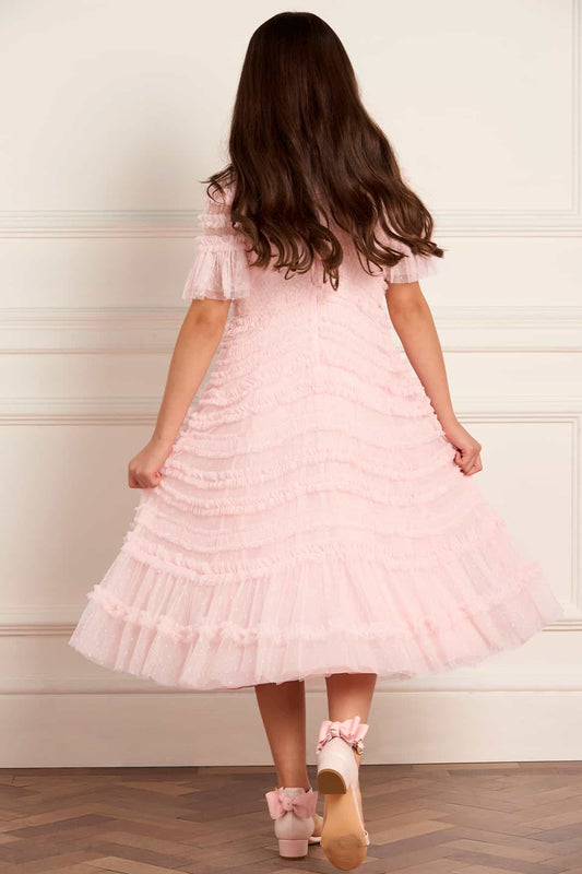 Amara Ruffle Kids Dress
