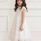 Amara Ruffle Sleeve Kids Dress