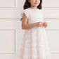 Amara Ruffle Sleeve Kids Dress