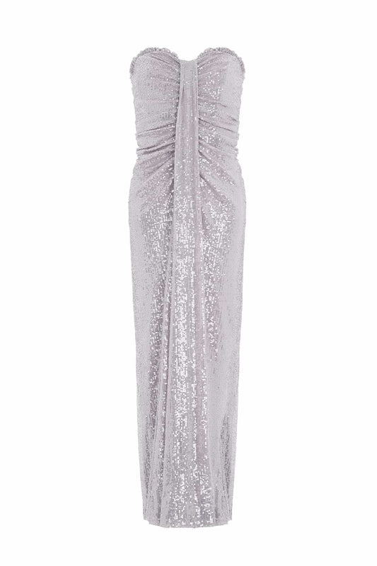 Amora Strapless Ankle Gown