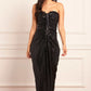 Amora Strapless Ankle Gown
