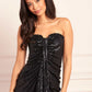 Amora Strapless Ankle Gown