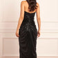 Amora Strapless Ankle Gown