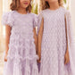 Heart Lattice Cape Kids Dress