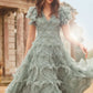 Amorette V-Neck Gown