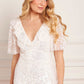 Anais Sequin Frill Ankle Gown