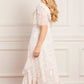 Anais Sequin Frill Ankle Gown