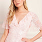 Anais Sequin Frill Ankle Gown